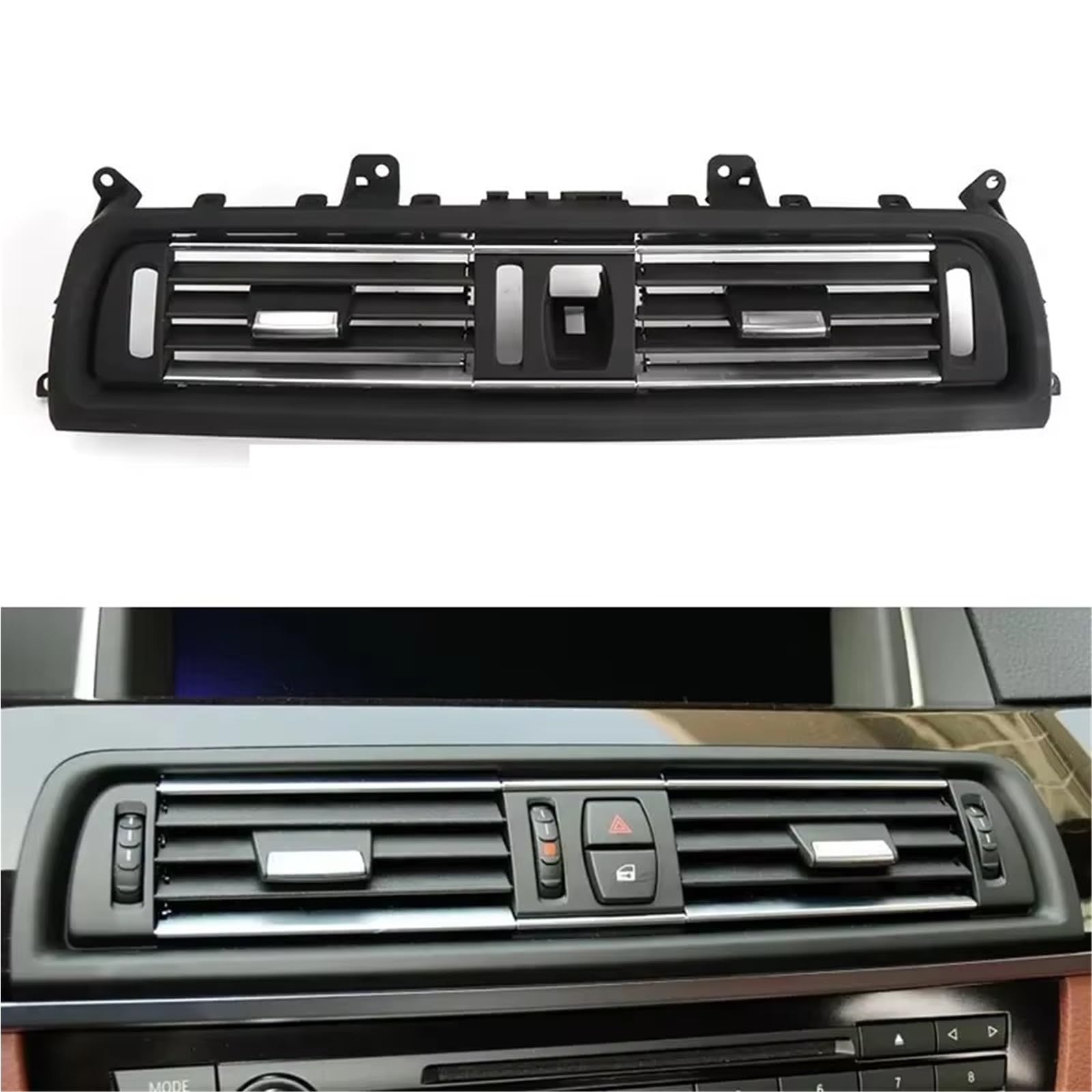Kompatibel Mit Für 635 2011 2012 2013 2014 2015 2016 2017 2018 Lüftungsgitter Für Die Klimaanlage (vorne Und Hinten) OEM: 64229197486