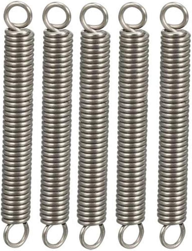 Spring,Dual Hook Tension Spring 10Pcs Hooked Steel Tension Spring Outside Diameter 4mm Wire Diameter 0.5mm Length 15-60mm Tension Spring,0.5 X 4 X 35mm,One Size(0.5 X 4 X 20mm)