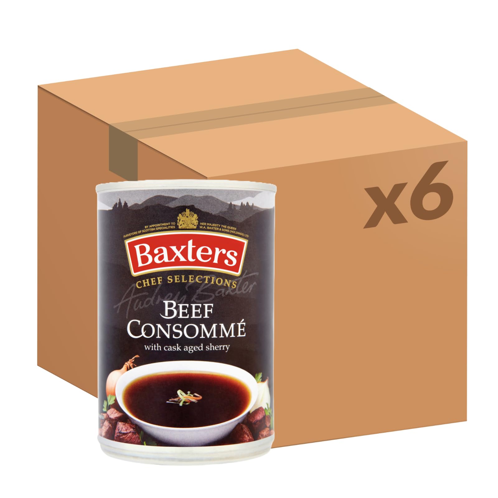 Baxters Chef Selections Soups, Beef Consommé with Cask Aged Sherry, 400 g (Pa...