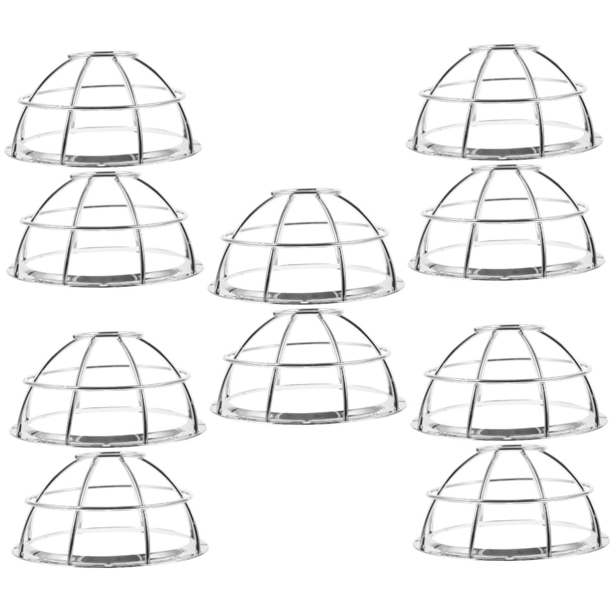 Yardenfun 10 Pièces Protection Détecteur Acier Inoxydable Garde Fil et Polyvalente pour Capteurs de Fumée Usage Domestique et Commercial