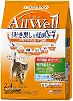 オールウェルキャットフード ドライ 吐き戻し軽減　贅沢素材入り フィッシュ オールウェル(AllWell) キャットフード 室内猫用 贅沢素材入り