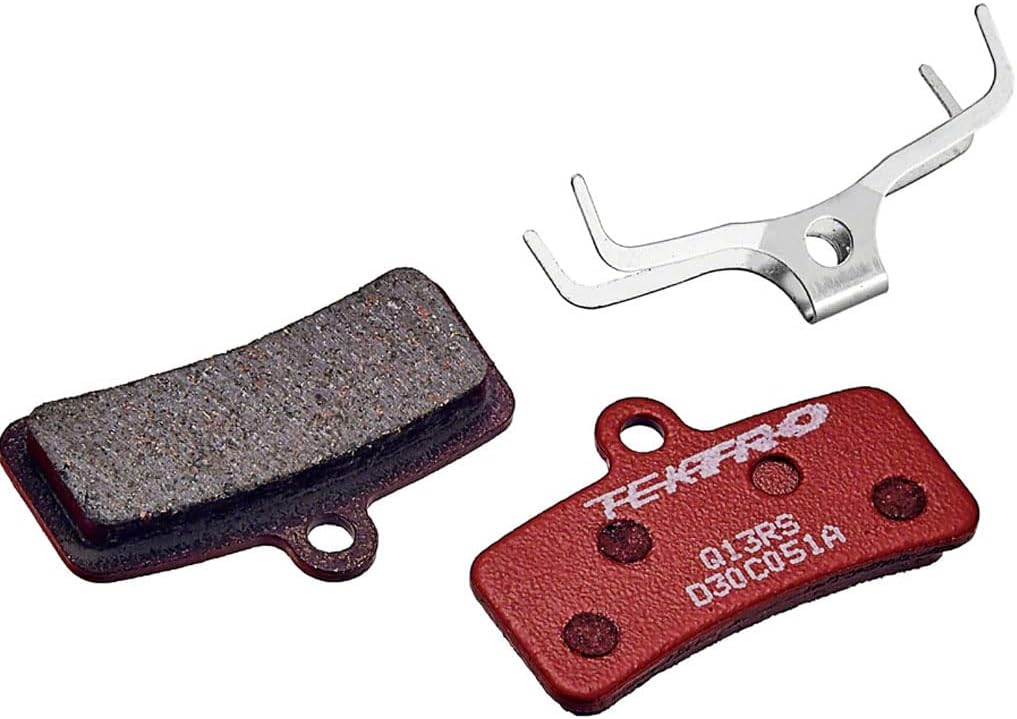 Q13RS Brake Pads - 4 Piston Resin - Pair - Red (BA4052)