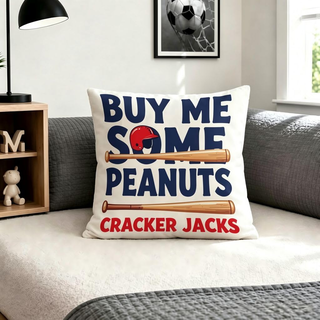Baseball Throw Pillow Covers -14x14