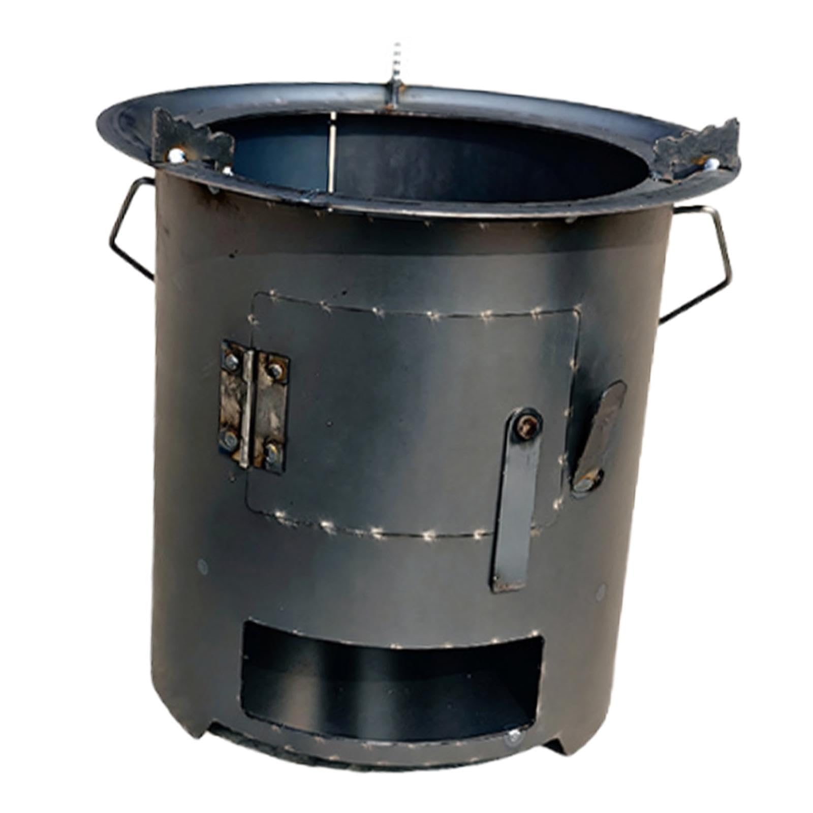 Wood Burning Furnace Multifunctional Camping Furnace for Beach Barbecue Yard-image-35