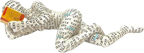 Pulp Woman - Estantería de lectura para mujer, estatua de mujer de lectura, estatua de resina, estilo pensador, esculturas abstractas para