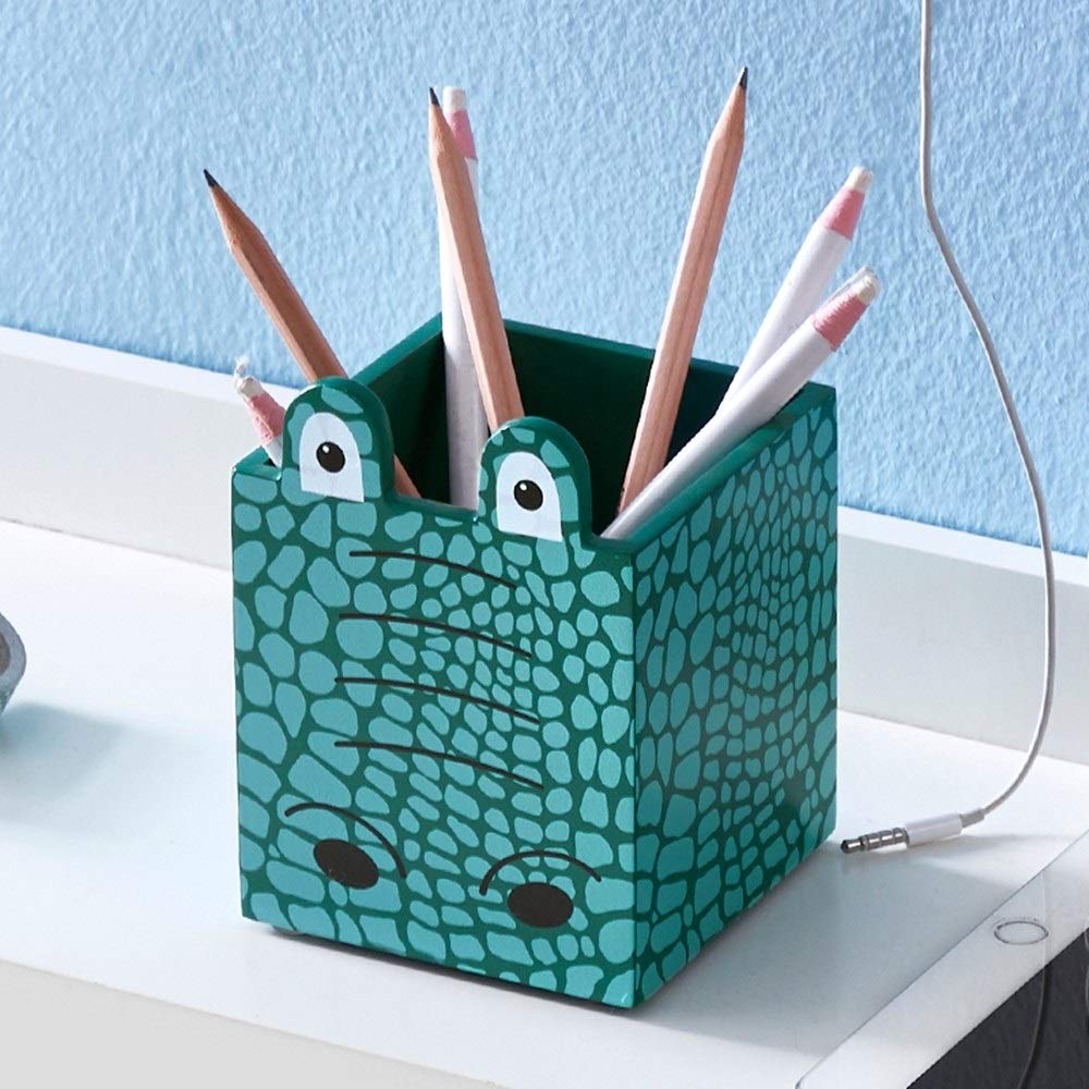 Pot à Crayons Cartoon Creative Pen Holder de ménage Rangement porte-stylo pour Bureau(One)