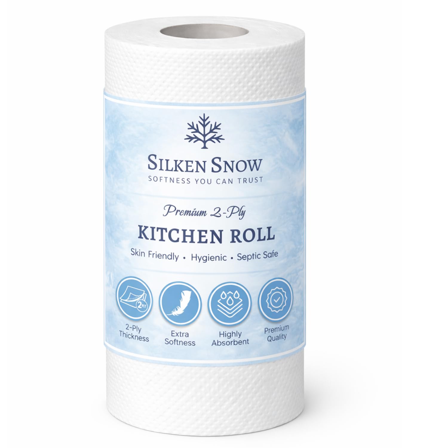 2 Ply Kitchen Tissue Paper Rolls, Kitchen Towels, Soft And Highly Absorbent, 100% Natural Virgin Cellulose Fiber, 100 Pulls Per Rolls-image-21
