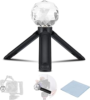 NEEWER 60mm Photography Crystal Prism Ball with 1/4" Thread, Desktop Stand & Cleaning Cloth, K9 Optical Glass Rainbow Pris...