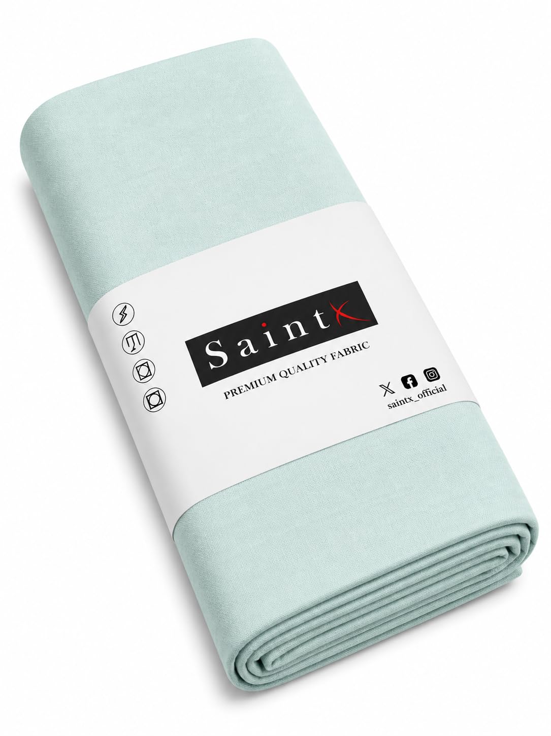 Unstitched Premium Lycra Stretch Fabric (1.3 mts) | 240 GSM Triple Blend Stretchable | Wrinkle Resistant Easy Care | All Season Casual & Formal Trouser Fabric For Men & Women (SAINTFB01)