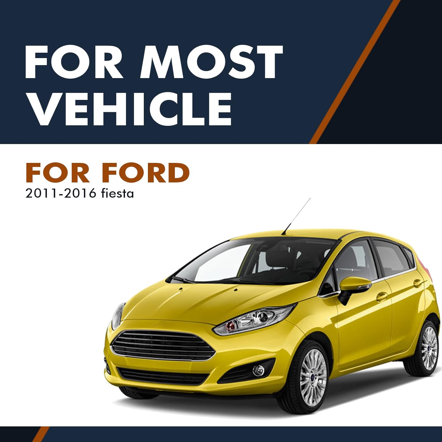 PM Auto Pair Front Left-Right Quick Complete Strut-Coil Spring For 2011-2016 Ford Fiesta