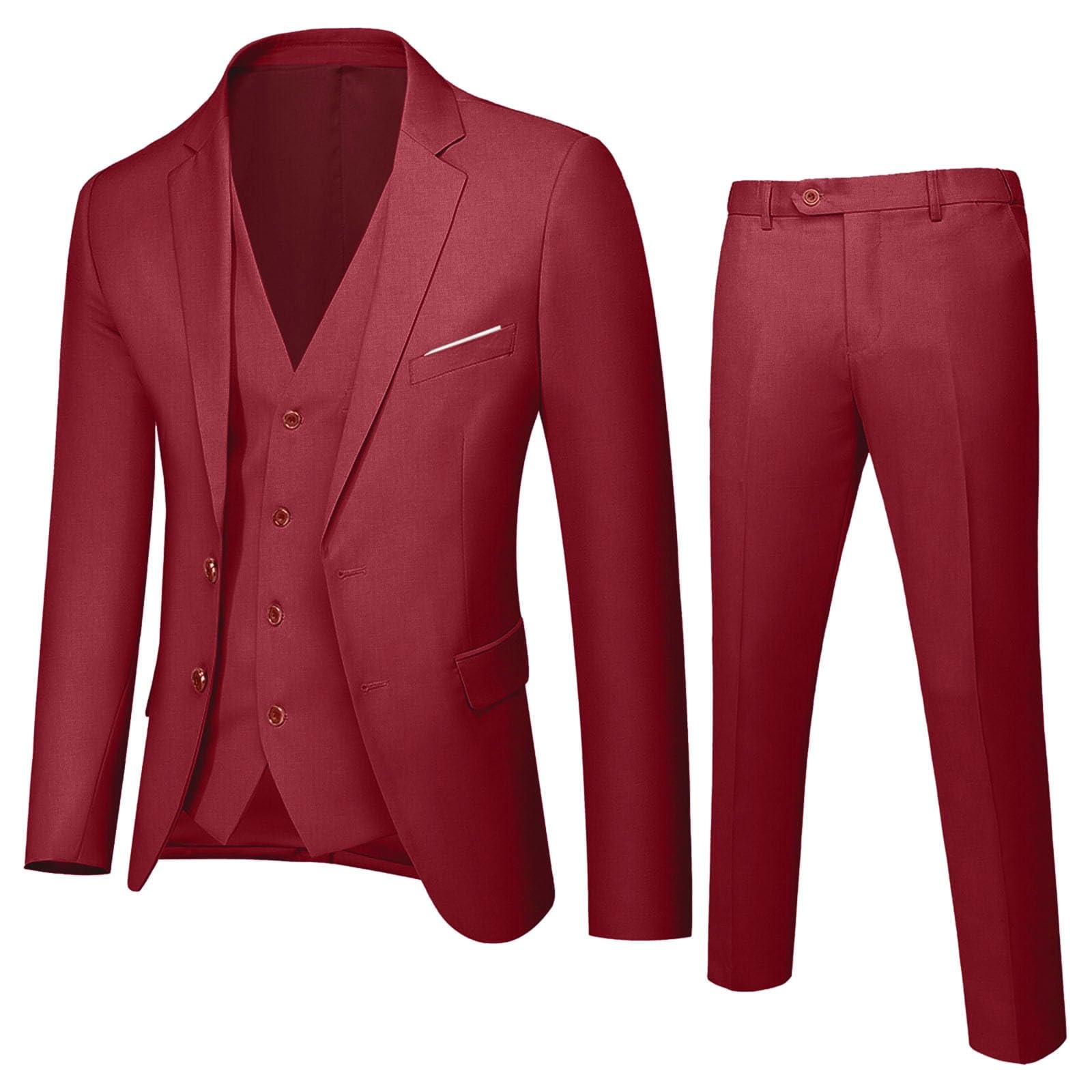 Traje Pantalones de traje para niños pequeños bebé niño primavera otoño sólido manga larga pantalones abrigo chaleco trajes 3 piezas traje ropa