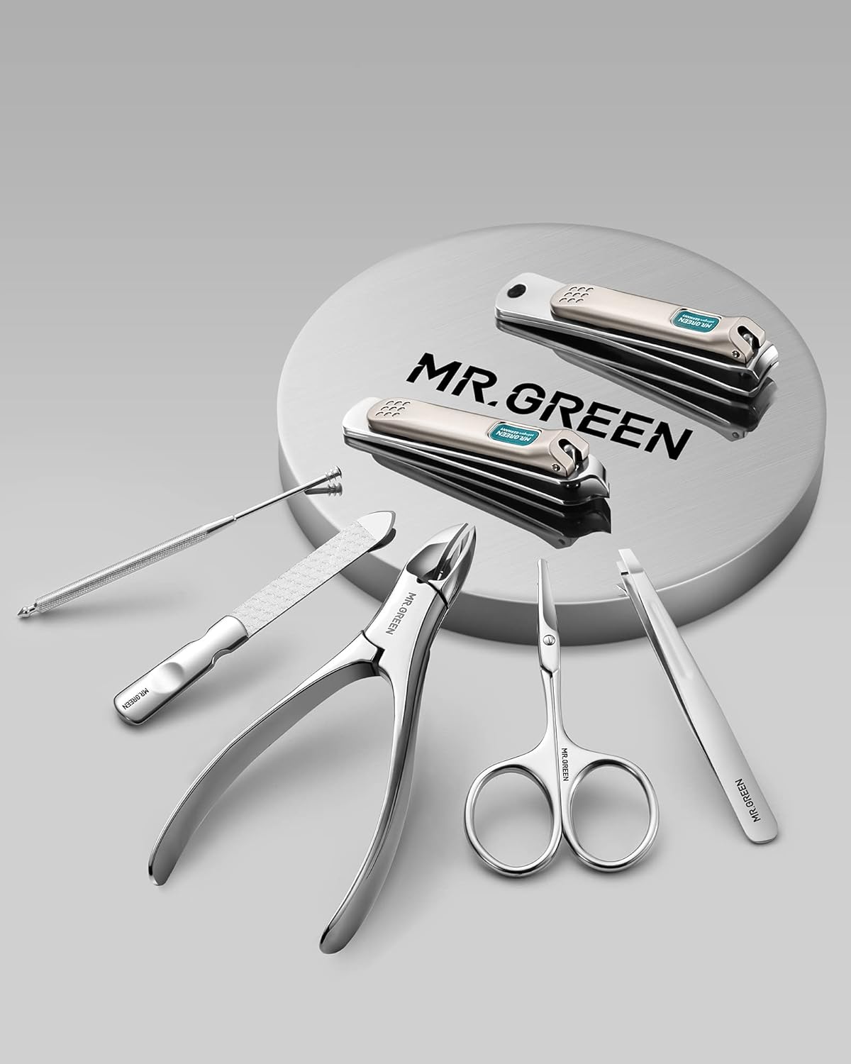 Manicure Set, Pedicure Sets, Nail Clipper Sets, Stainless Steel Professional Nail Cutter Kits with Travel Case