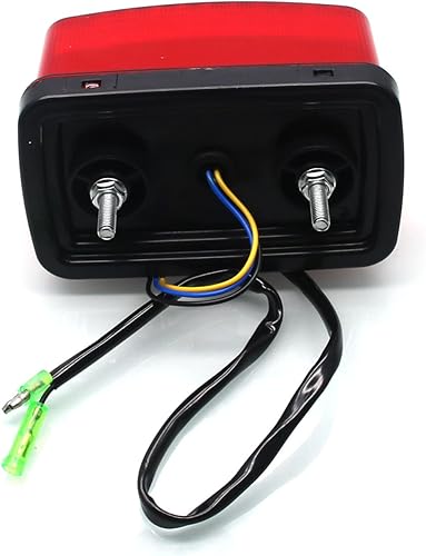 Miniatura 7 de MZS Luz trasera para cuatrimoto, luz trasera cuádruple, accesorios de freno LED, lente roja, compatible con Big Bear Bruin Grizzly Kodiak Rhino