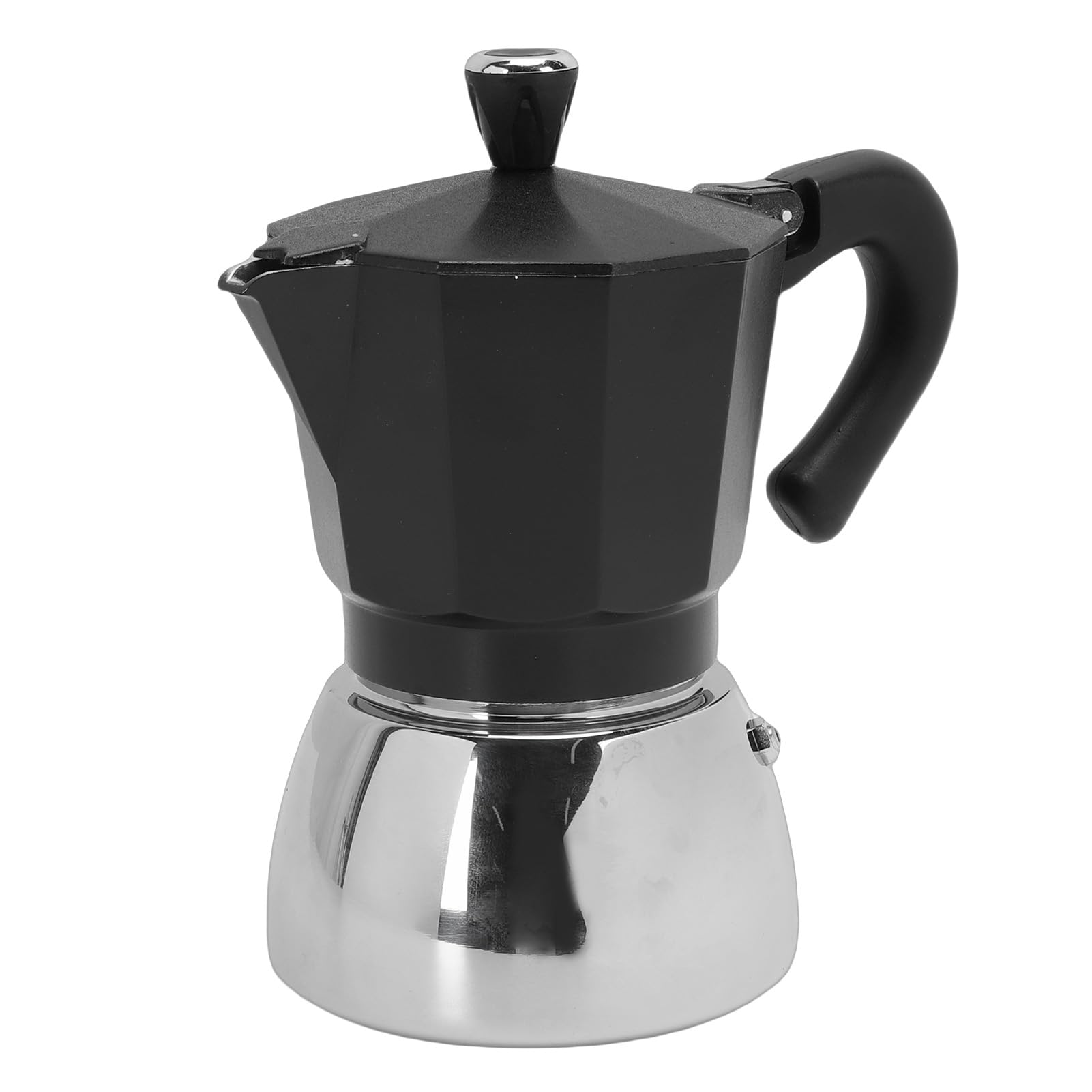 Fdit Italiana Moka 3 Tazas, de de Inducción 300ml de Aluminio para Estufa de Gas y Eléctrica