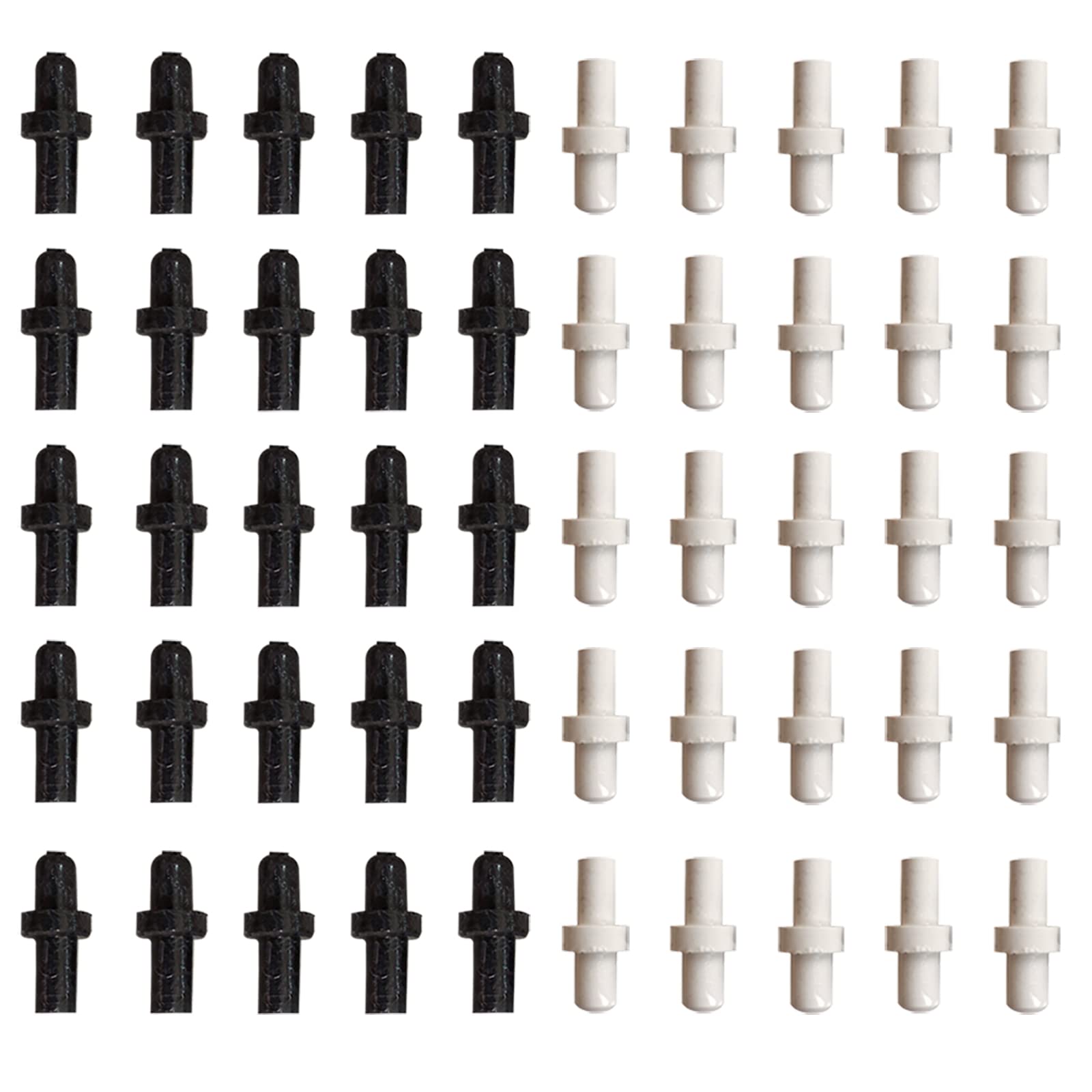 MINDCOLLISION Sports Ball Inflation Valve Replacement Valve, Used for Basketball, Football, Volleyball, Game Balls, Rubber Material, Black And White