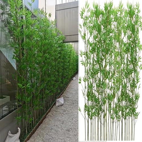 Outdoor Faux Bamboo Tree - Artificial Silk Plant with Lush