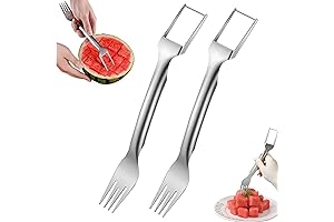 2-in-1 Stainless Steel Fruit Cutter: Effortless Fruit Preparation