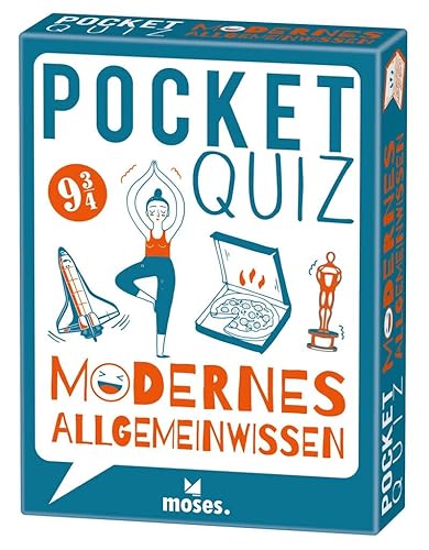 moses. Pocket Quiz Modernes Allgemeinwissen, 150 Fragen von Politik bis Popkultur, Für Kinder &amp; Jugendliche ab 12 Jahren und Erwachsene
