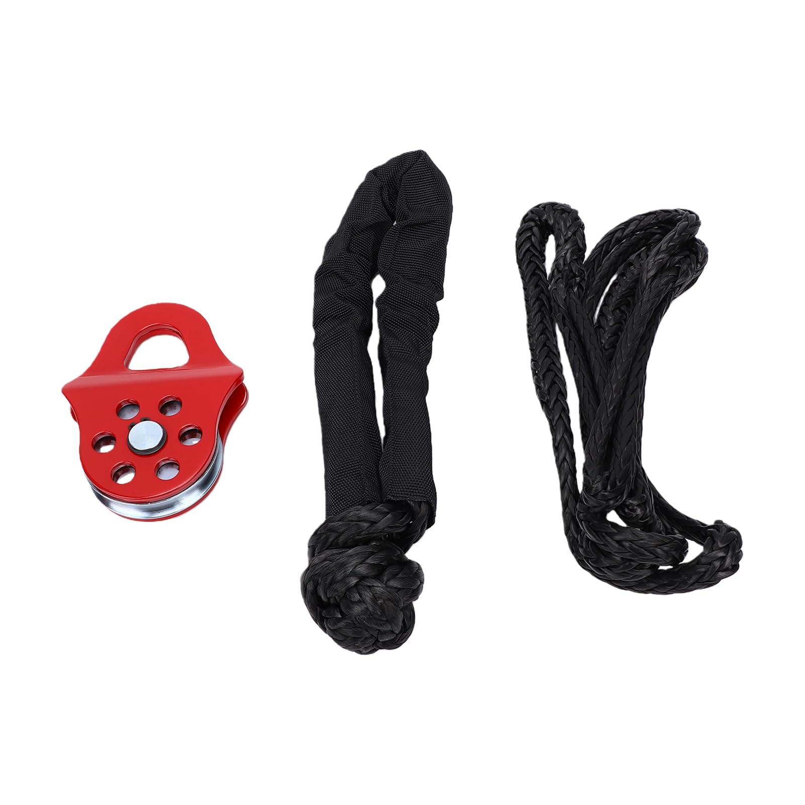 Kit de Récupération Véhicule, Kit de Remorquage 6T avec Poulie de Renvoi,