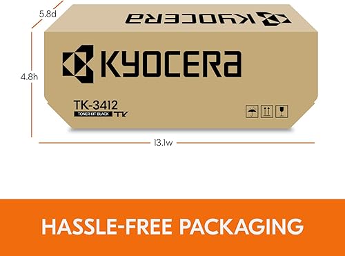 Miniatura 3 de Kyocera Cartucho de tóner negro TK-3412 original para impresora láser ECOSYS PA5000x (1T0C0X0US0)