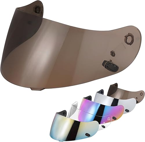 Miniatura 1 de VCOROS Casco de motocicleta, visera de repuesto para casco HJC HJ-09 CL-15 CL-17 CL-16 CL-SP AC-12 FS-10 CS-R1 IS-16 CS-R2 Shield