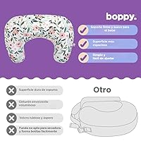 Vista 7 de Boppy Almohada de lactancia – Biberón firme y ergonómico en forma de U y almohada de lactancia materna con elevación alta para mayor comodidad