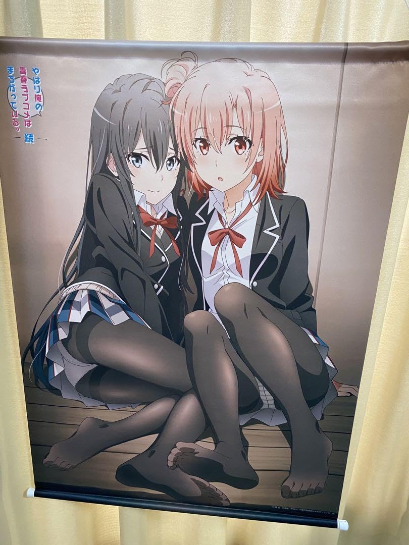 Amazon.co.jp: 俺ガイルの由比ヶ浜結衣と雪ノ下雪乃のタペストリー