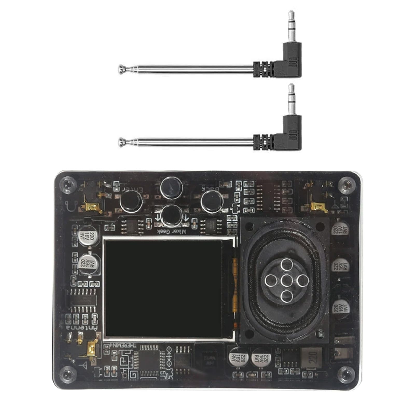 ibasenice Mini Theremin, modulo musicale elettronico, strumento senza | 70 Toni, Strumento Musicale Elettronico Touchless con 70 Voci, Dispositivo alimentato tramite Type-C per Musicisti