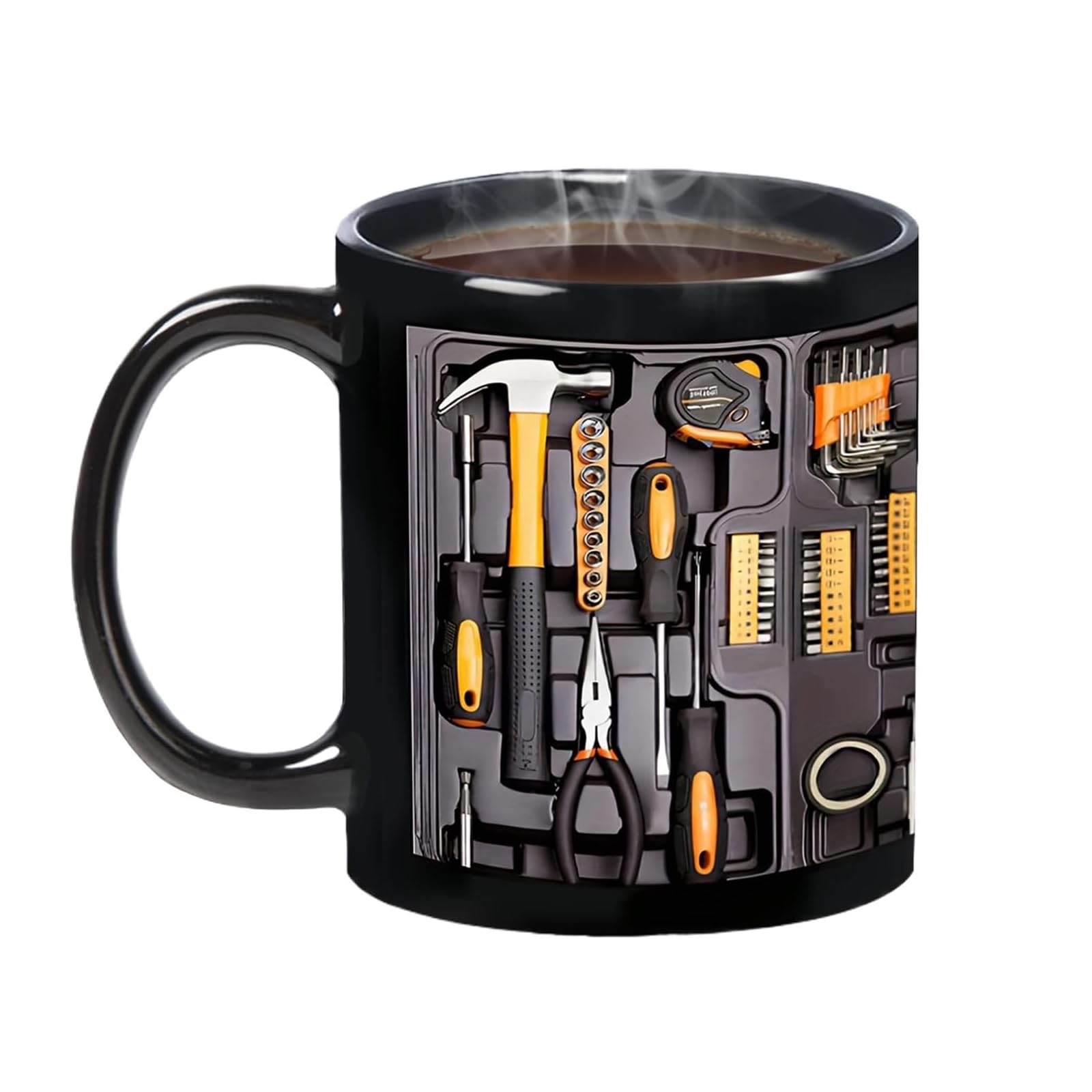 – Mechanic Toolbox Mug, 11OZ Ceramic Mechanic Tools Coffee Mug, Creative Mug with Insulated Handle, Realistic Mechanics Tools Cup, Drinking Milk Tea Cup for Engineer Dad Men Gift