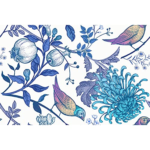 Papier Peint 312x219 cm Coloray Oiseaux de Printemps Magic-Stick