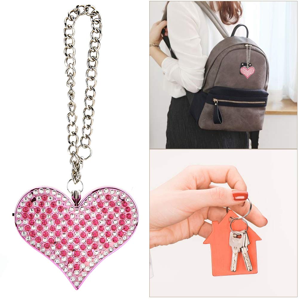 Persönlicher Sicherheitsalarm 130 DB | Herzförmiger Notfallalarm Für Frauen & Kinder