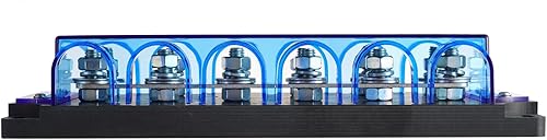 Miniatura 4 de BOJACK Soporte para fusibles Mega de 6 vías (paquete de 1 ANM-B6)