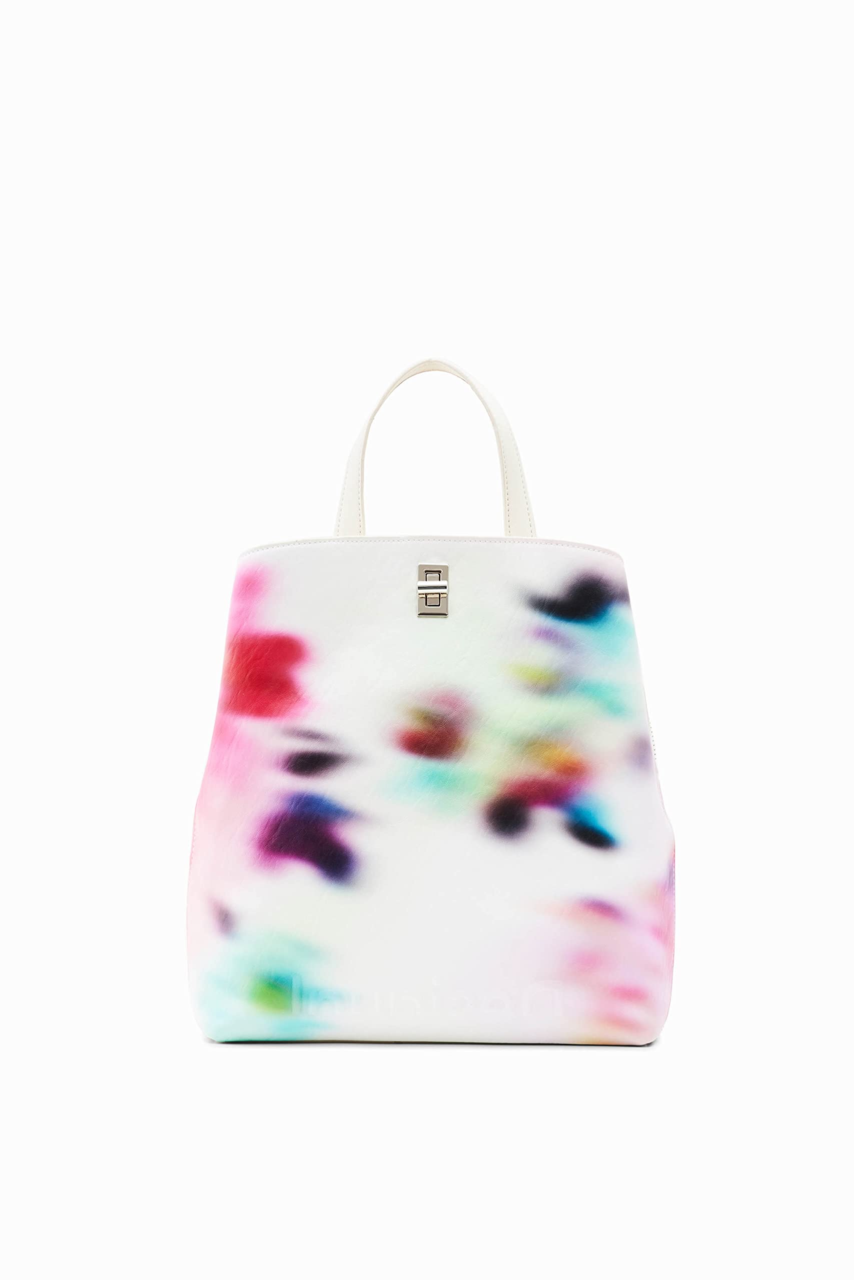 Desigual - Mochila de poliuretano para mujer