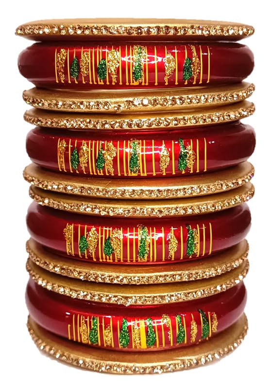 Anshi Creations Traditional Handmade beautifully designed Lac/Lakh bangle set (Pack of 12) (B0CSDJ385W) Amazon Price History, Amazon Price Tracker