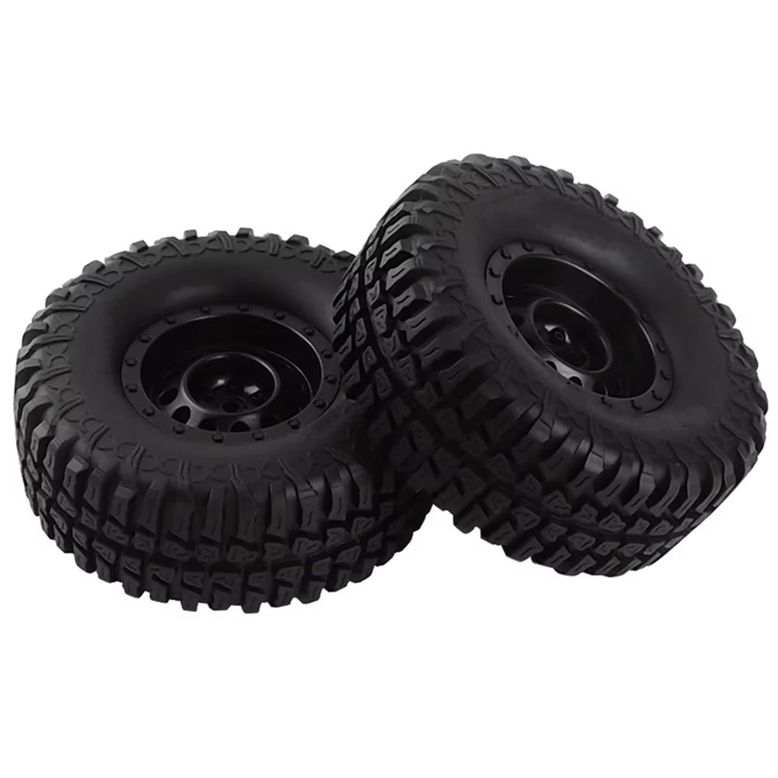 Rc Tire Jante pour Axial pour SCX10 90046 pour Tamiya pour CC01 pour D90 110 4 Pièces en Plastique 1.9 "Jeu De Pneus De Jante De Roue pour Voiture sur Chenilles 1/10 RC