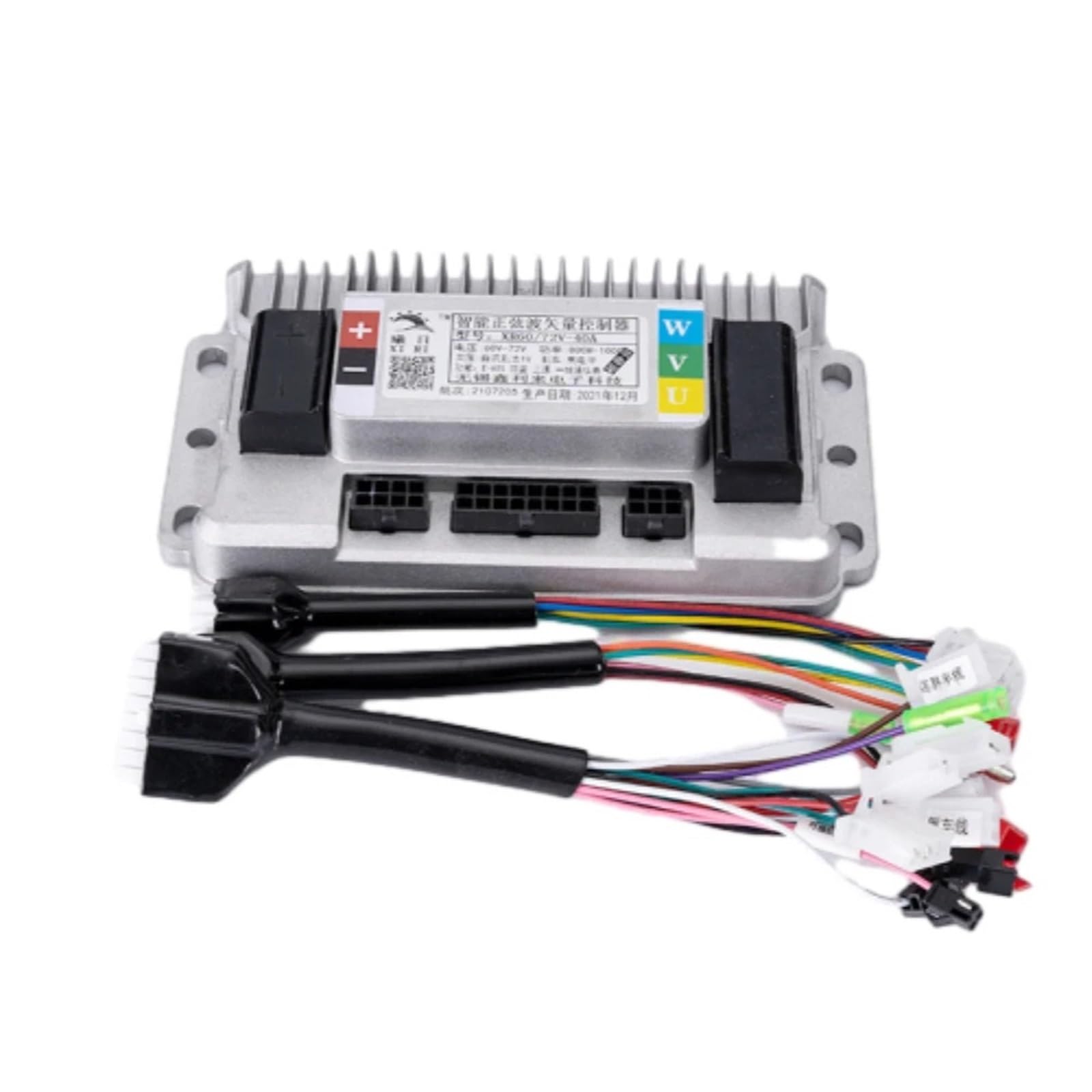 40A Ebike Sine Wave Motor Controller 48V/60V/72V/96V 500W/1000W/1200W/1500W Three-Mode Brushless Intelligent Regulator Governor(48V-60V40A500W-1000W)