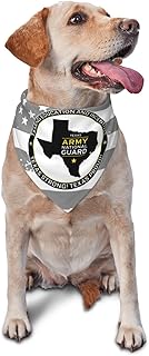 Texas Army National Guard Triangle Dog Bandana Scarf Accessories for Pet Bibs