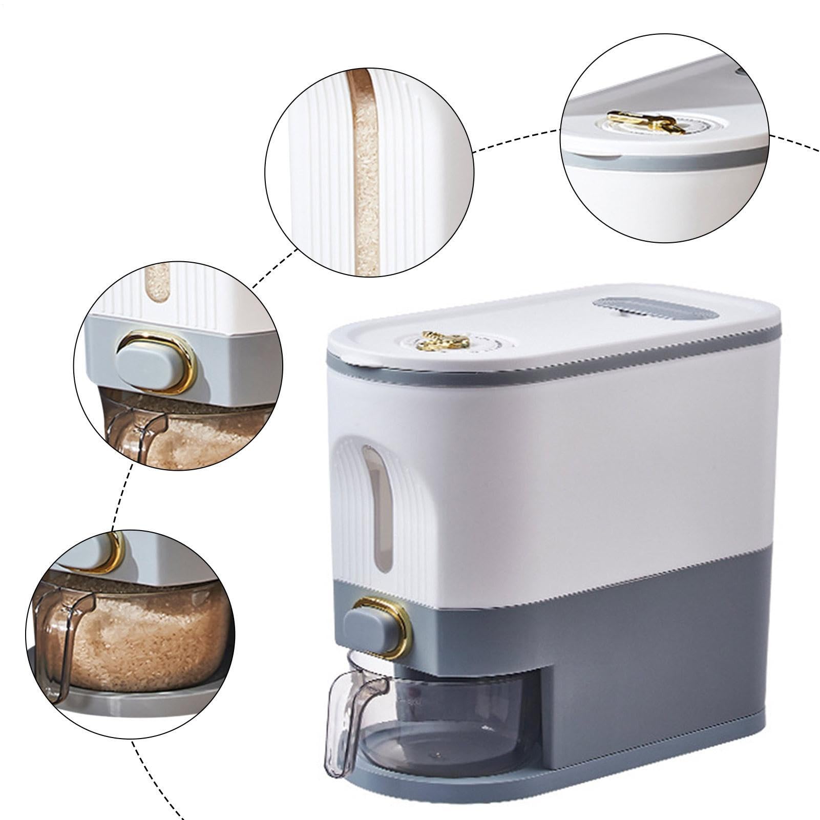 Contenitore dispenser di riso – Contenitori di farina di grano di cereali