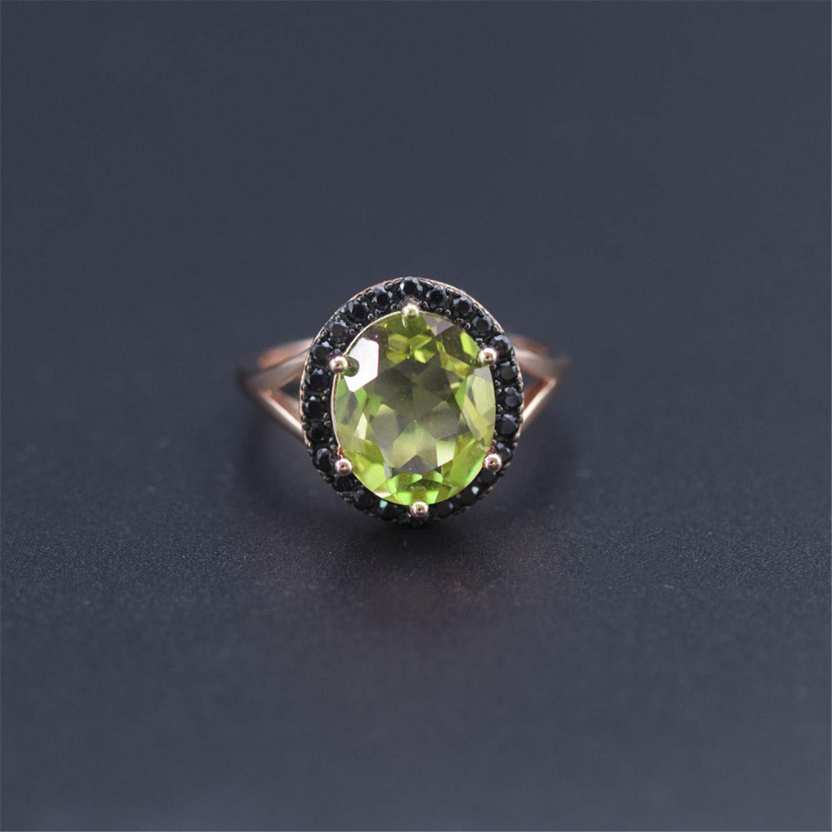 Anello Sultanit che cambia colore in argento Sterling 925 Nano Diaspore Gemma Belle Gioielli Nozze Halo Anelli per le Donne Regalo di Natale