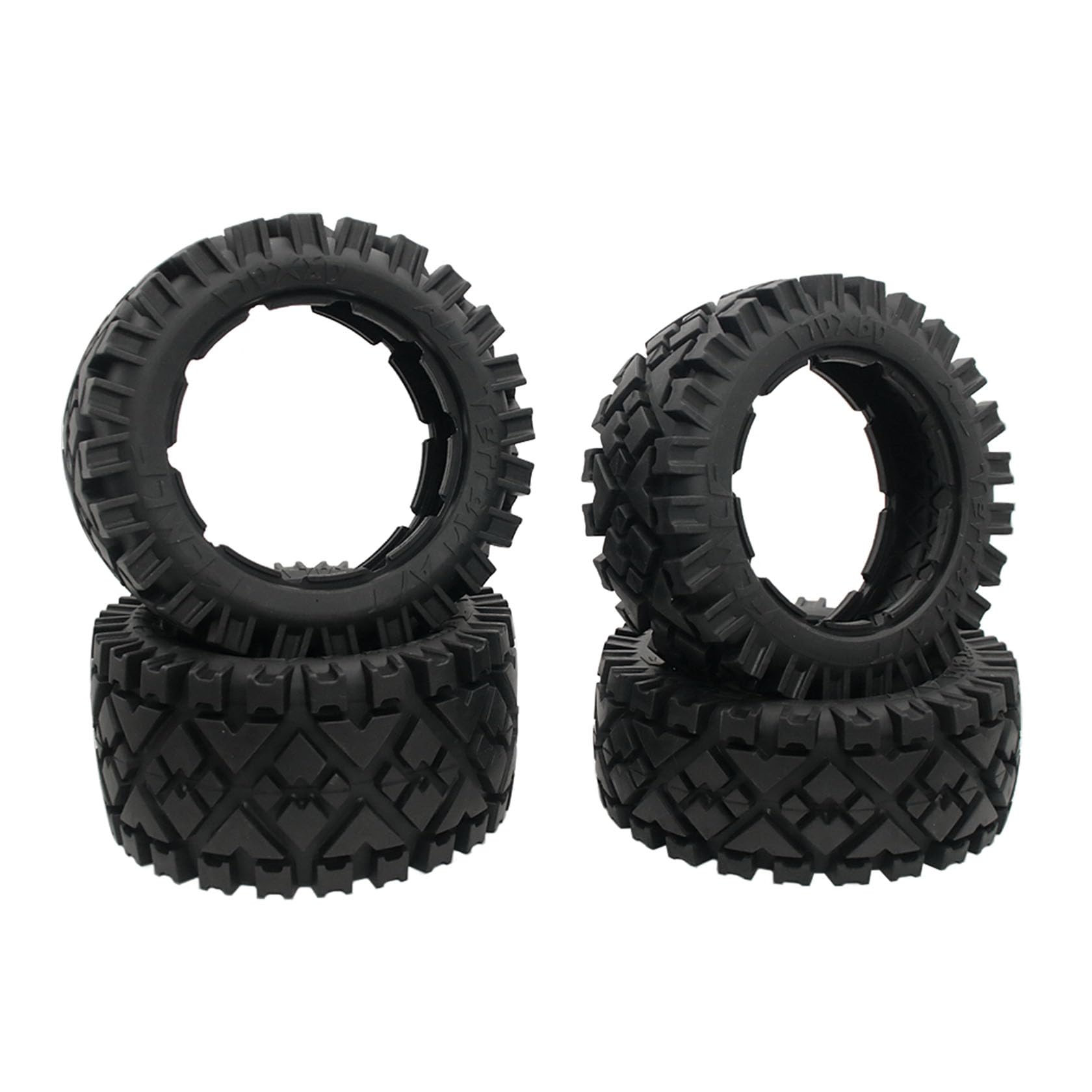 FLMLF All Terrain Wheel Tires Front Rear Tyre Skin for 1/5 HPI ROFUN BAHA ROVAN KM Baja 5B SS Buggy Truck Rc Car Parts