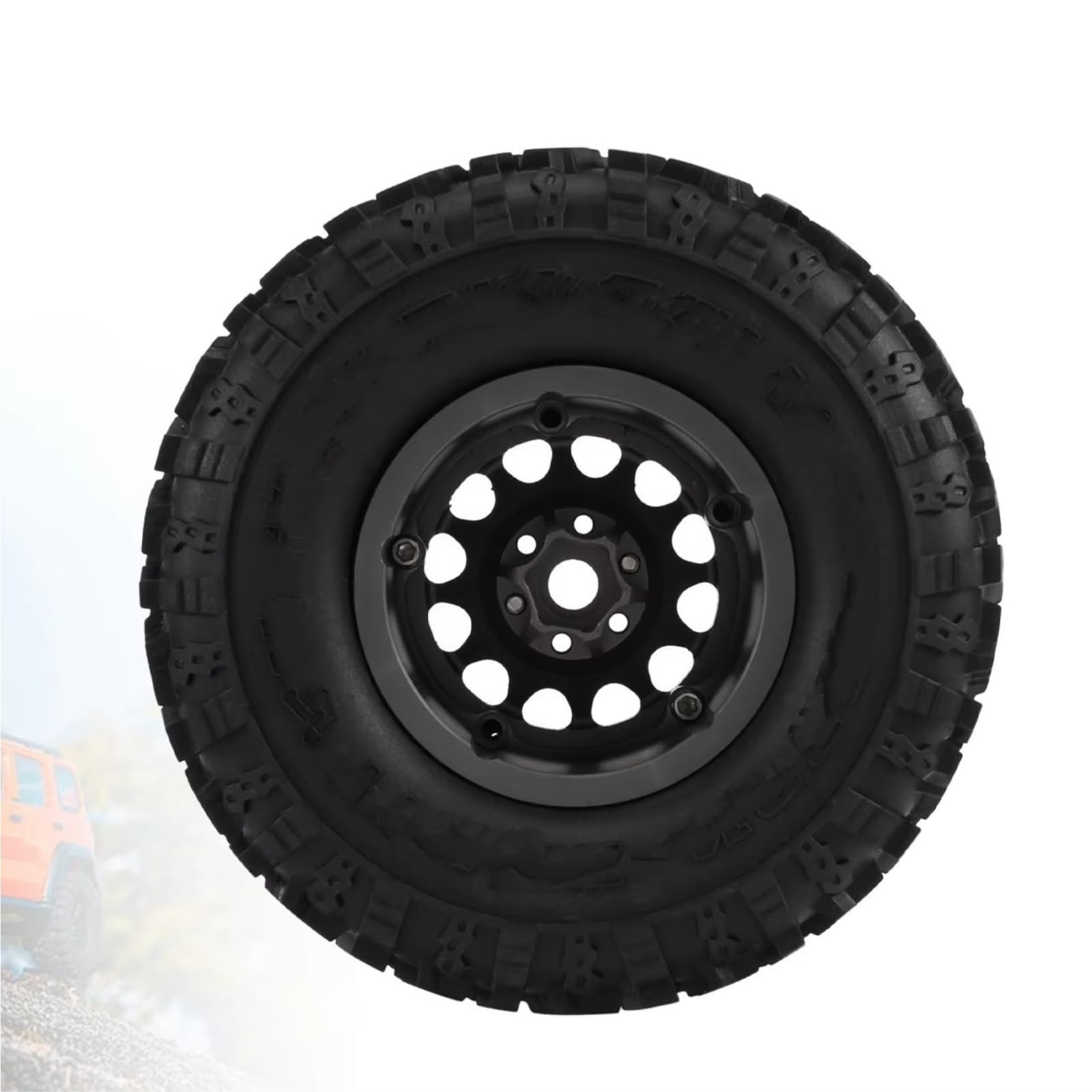 Compatibile Con Traxxas Per TRX4 Per TRX6 Per Axial Per SCX10 RR10 1/10 RC Crawler Car Parts 4 Pezzi In Metallo 2.2 Beadlock Cerchioni Pneumatici Set Accessori RC