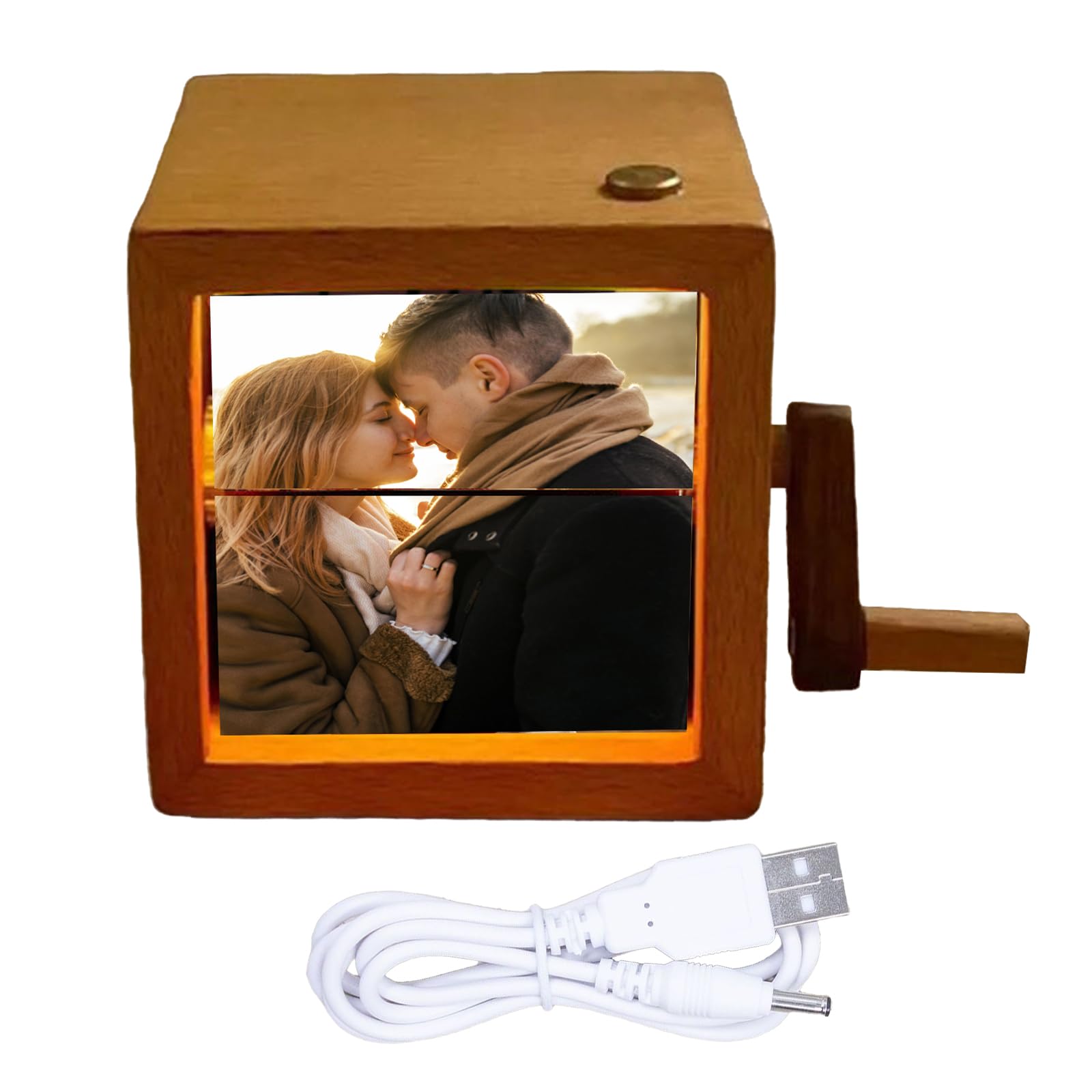 Amazon.com: Custom Flip Book Frame Hand Crank Photo Album