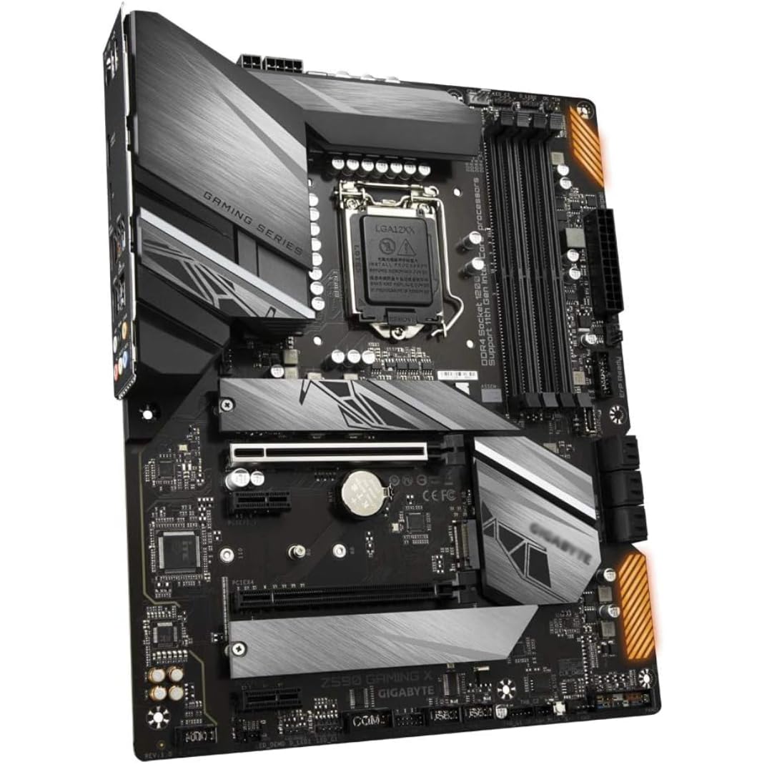 Placa-Mãe ATX LGA1200 Z590 Gaming X com DDR4, PCIe 4.0 e