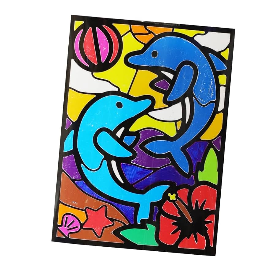 ステンドグラス　ハンドメイド　もこ 6d30180882cdc09a2615c41194d8a4