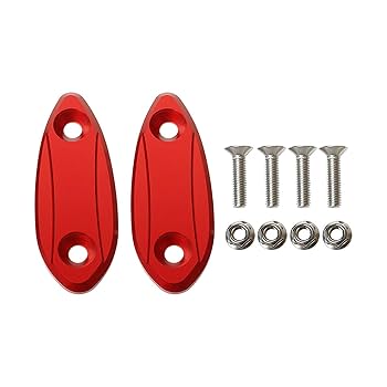 Amazon.co.jp: ミラーホールカバー ブラック KAWASAKI ZX-6R 09