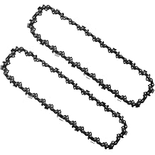 2PC 8 Inch Pole Saw Chain for Craftsman CMCCSP20M1 Chainsaw, 8" Replacement Chain for Craftsman CMCCSP20 / CMCCSP20B Chain Saw - Replaces CMZCSC8
