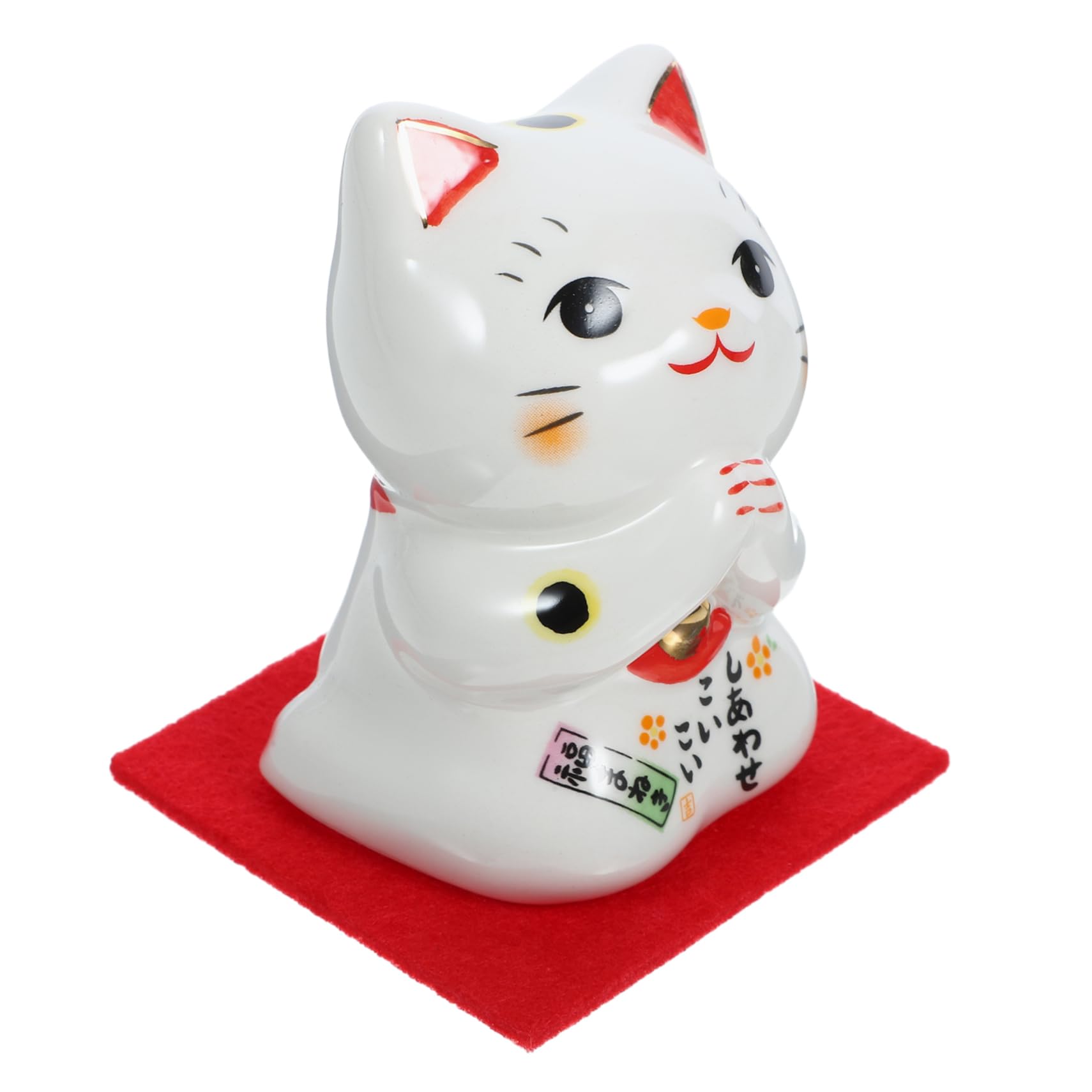 STOBAZA 5pièces Figurine De Chat Maneki Neko Céramique Décoration De Bureau Et Maison Kawaii pour Et Adorable Cat Ornament pour Intérieur