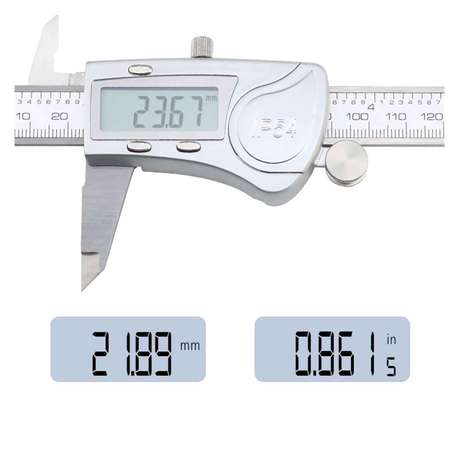 Suwmiarki z noniuszem 150/200/300 Mm elektroniczne suwmiarki cyfrowe z noniuszem IP54 wodoodporne narzędzie pomiarowe wodoodporna suwmiarka ze stali nierdzewnej(150mm)