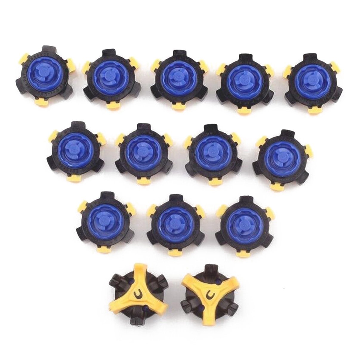 Winomo 16pcs Golf Shoe Golf Sports Shoes Spikes Stinger Small Metal Thread