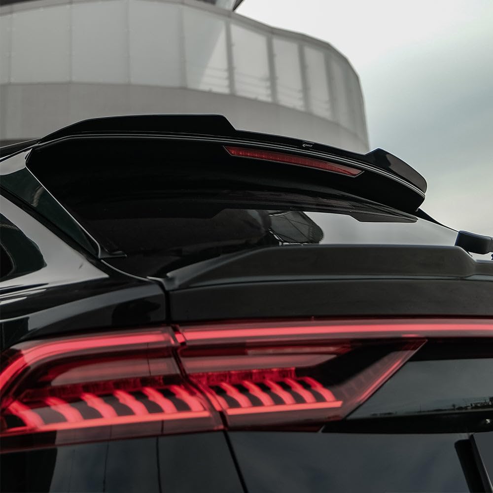 Oneway - Spoiler da tetto (tappo) compatibile con Audi Q8 S-Line e SQ8 2018- - Nero lucido